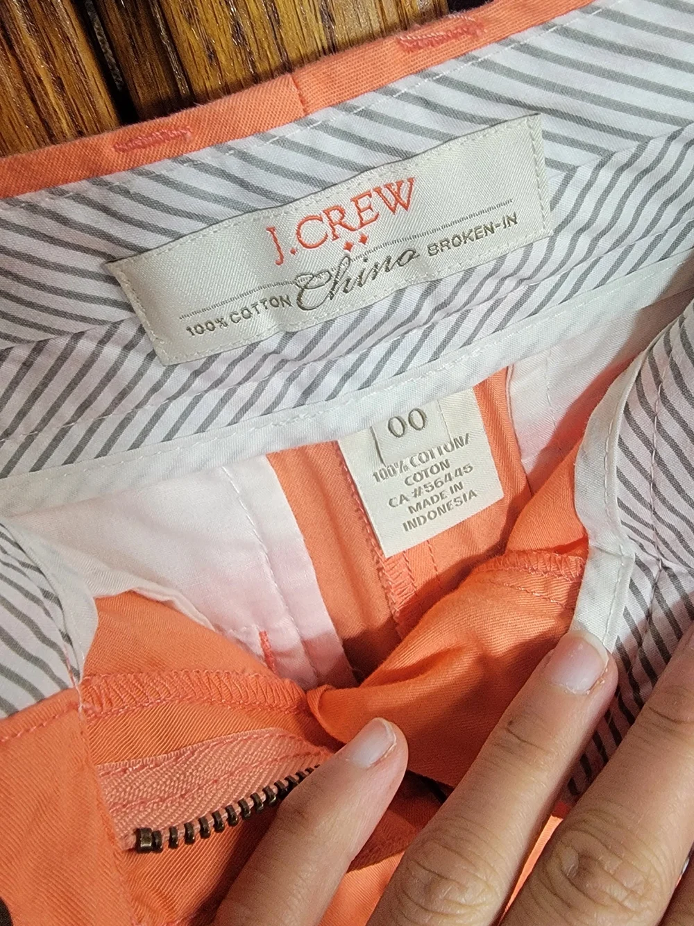 J. Crew comfortable coral